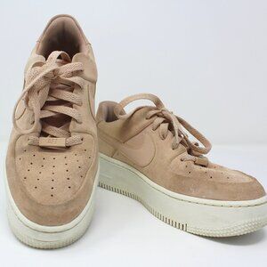 Nike Air Force 1 '07 PRM (AR5339-201) Women's Beige Pink Sneakers - Size 9